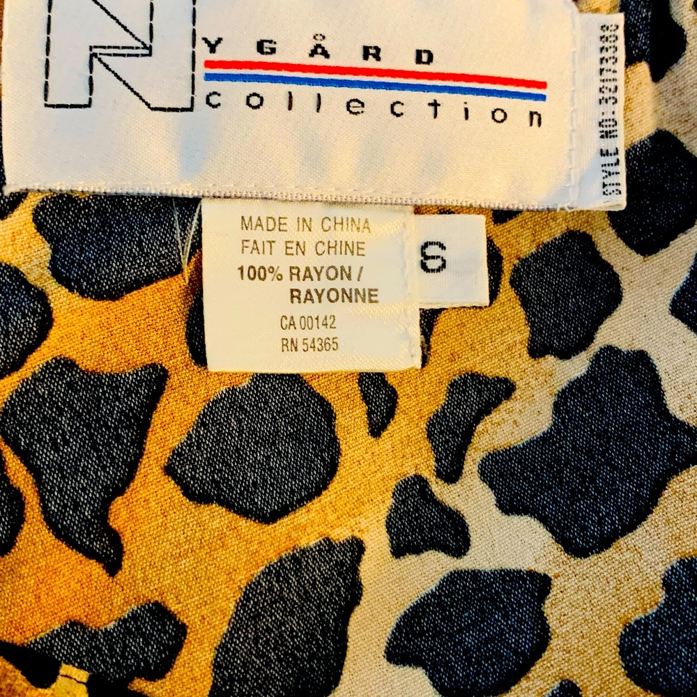 Long Leopard Print Skirt